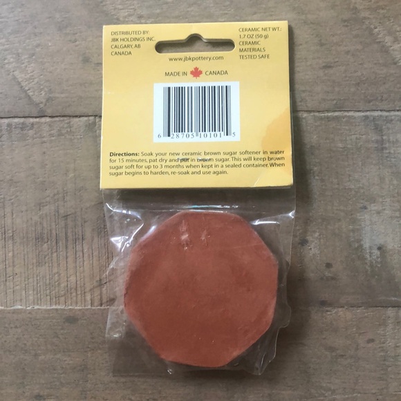 Sun βοΈ The Brown Sugar Saver NWT ceramic made in Canada π π¨π¦ - Picture 2 of 2